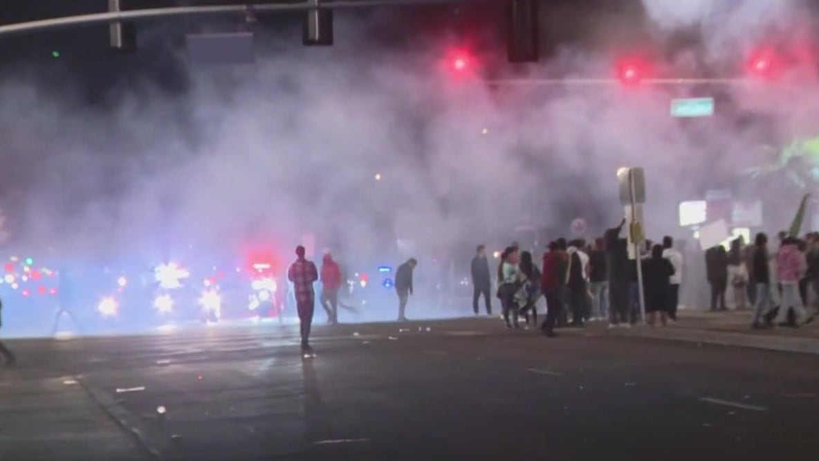 Protesters take over West Valley intersection